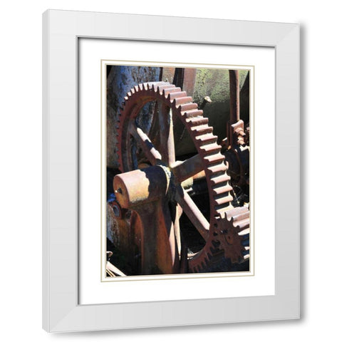 New Era II White Modern Wood Framed Art Print with Double Matting by Berzel, Erin