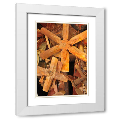 New Era VI White Modern Wood Framed Art Print with Double Matting by Berzel, Erin
