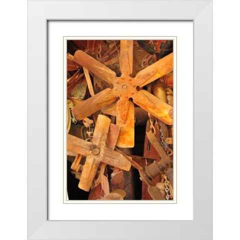 New Era VI White Modern Wood Framed Art Print with Double Matting by Berzel, Erin