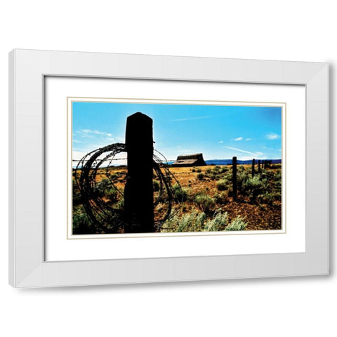 Mountain Summer II White Modern Wood Framed Art Print with Double Matting by Berzel, Erin