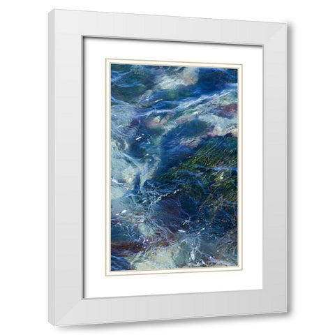 Tide Pool I White Modern Wood Framed Art Print with Double Matting by Crane, Rita