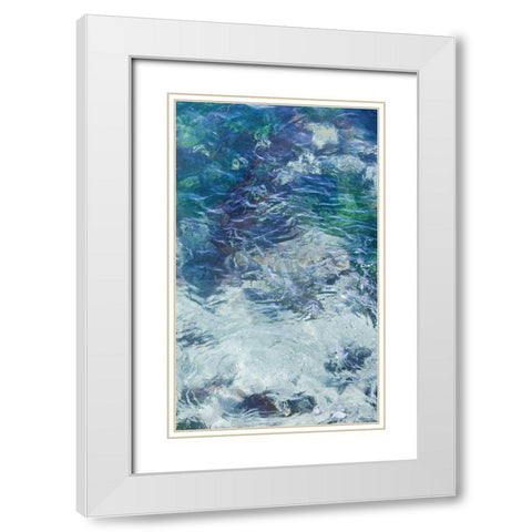 Tide Pool II White Modern Wood Framed Art Print with Double Matting by Crane, Rita