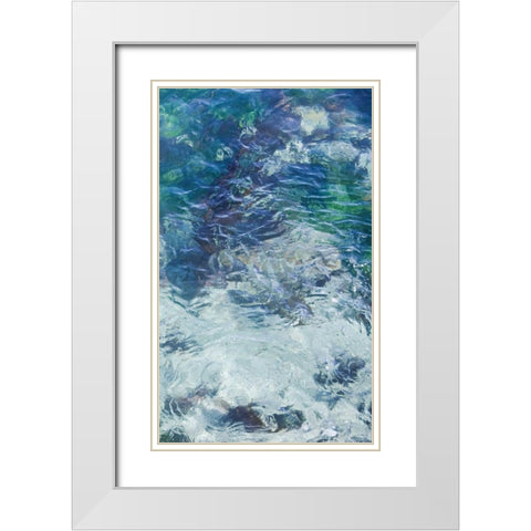 Tide Pool II White Modern Wood Framed Art Print with Double Matting by Crane, Rita