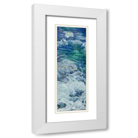 Tide Pool IV White Modern Wood Framed Art Print with Double Matting by Crane, Rita