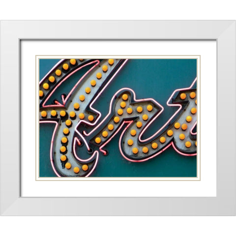Art White Modern Wood Framed Art Print with Double Matting by Christensen, Jim