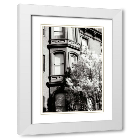 Main Street Elegance II White Modern Wood Framed Art Print with Double Matting by Hausenflock, Alan