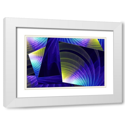 Colorful Planes I White Modern Wood Framed Art Print with Double Matting by Hausenflock, Alan