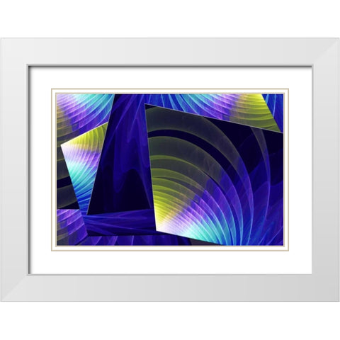 Colorful Planes I White Modern Wood Framed Art Print with Double Matting by Hausenflock, Alan