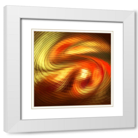 Mix It Up II White Modern Wood Framed Art Print with Double Matting by Hausenflock, Alan