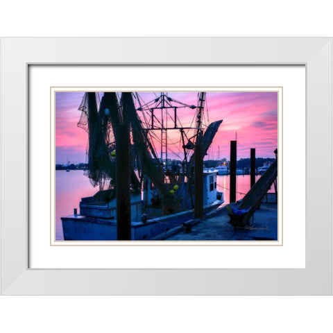 A Long Day Comming White Modern Wood Framed Art Print with Double Matting by Hausenflock, Alan