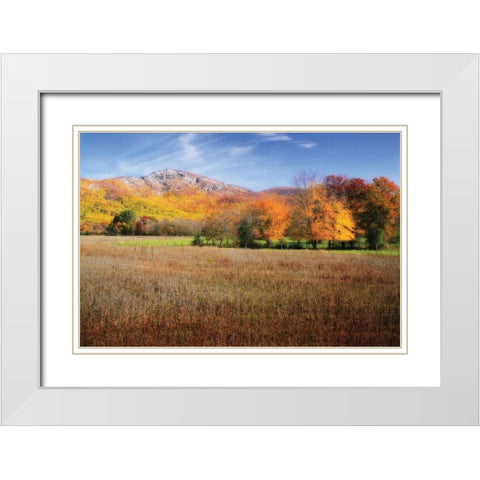 Old Rag Mountain II White Modern Wood Framed Art Print with Double Matting by Hausenflock, Alan