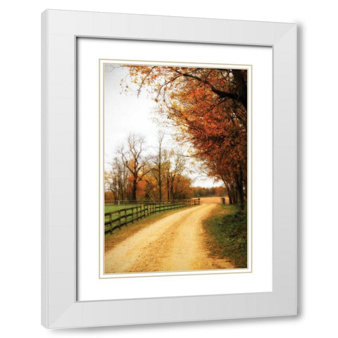 Gray Skies I White Modern Wood Framed Art Print with Double Matting by Hausenflock, Alan
