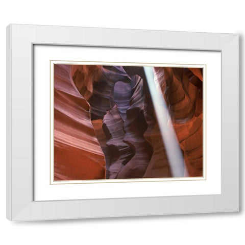 Sky Light I White Modern Wood Framed Art Print with Double Matting by Larson, Scott