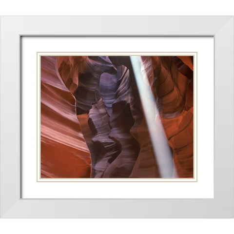 Sky Light I White Modern Wood Framed Art Print with Double Matting by Larson, Scott
