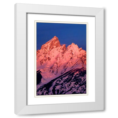 Grand Teton National Park III White Modern Wood Framed Art Print with Double Matting by Leahy, Ike