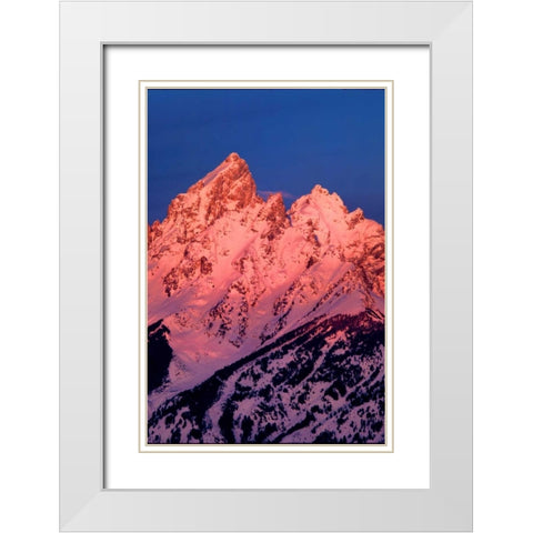 Grand Teton National Park III White Modern Wood Framed Art Print with Double Matting by Leahy, Ike