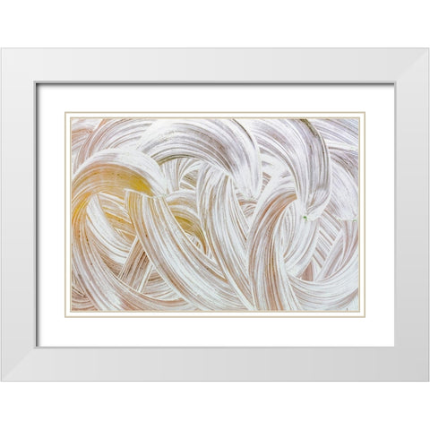 Gone Bananas I White Modern Wood Framed Art Print with Double Matting by Mahan, Kathy