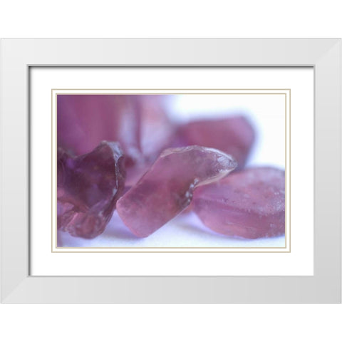 Sea Glass II White Modern Wood Framed Art Print with Double Matting by Millet, Karyn