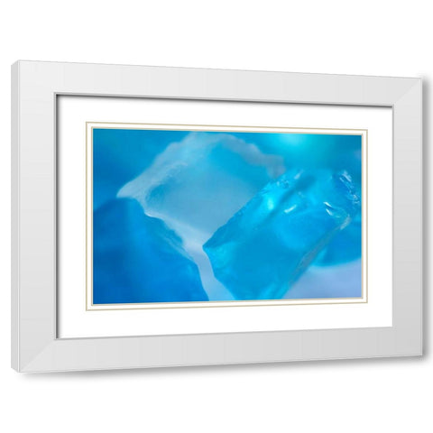 Sea Glass VI White Modern Wood Framed Art Print with Double Matting by Millet, Karyn