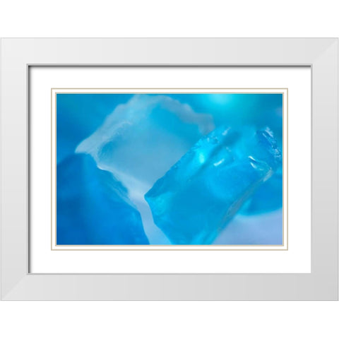 Sea Glass VI White Modern Wood Framed Art Print with Double Matting by Millet, Karyn