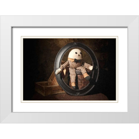 Humpty Dumpty White Modern Wood Framed Art Print with Double Matting by McNemar, C. Thomas