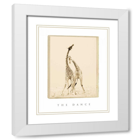 The Dance White Modern Wood Framed Art Print with Double Matting by Parker, Susann