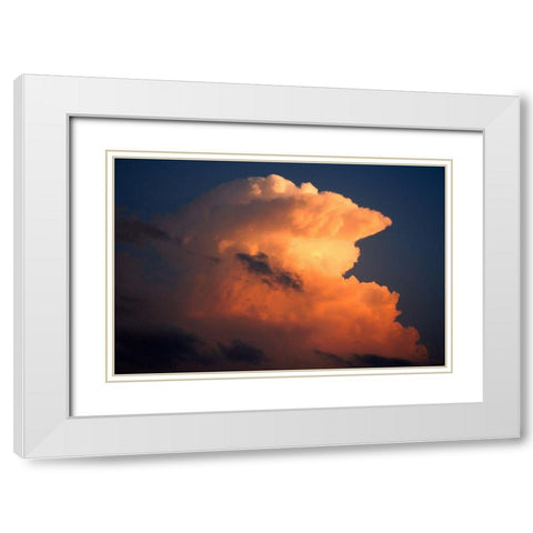 Build Up White Modern Wood Framed Art Print with Double Matting by Putman, Tammy