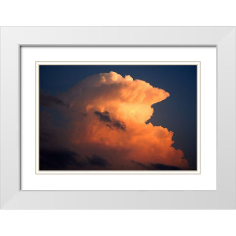 Build Up White Modern Wood Framed Art Print with Double Matting by Putman, Tammy