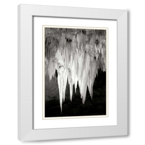 Carlsbad Cavern I BW White Modern Wood Framed Art Print with Double Matting by Taylor, Douglas