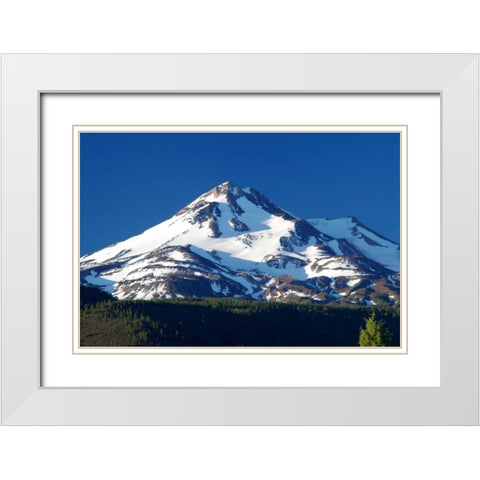 Solstice Sunrise White Modern Wood Framed Art Print with Double Matting by Taylor, Douglas
