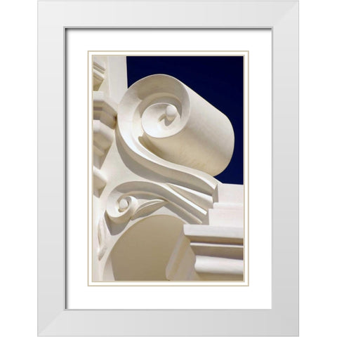 Mission Detail I White Modern Wood Framed Art Print with Double Matting by Taylor, Douglas