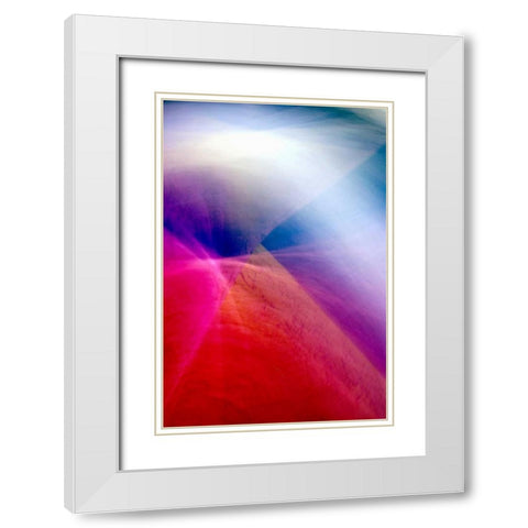 Volcano Visions White Modern Wood Framed Art Print with Double Matting by Taylor, Douglas