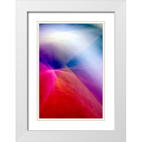 Volcano Visions White Modern Wood Framed Art Print with Double Matting by Taylor, Douglas