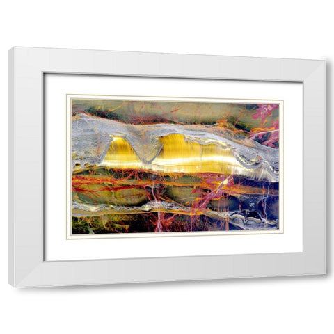 Marra Mamba Minerals White Modern Wood Framed Art Print with Double Matting by Taylor, Douglas