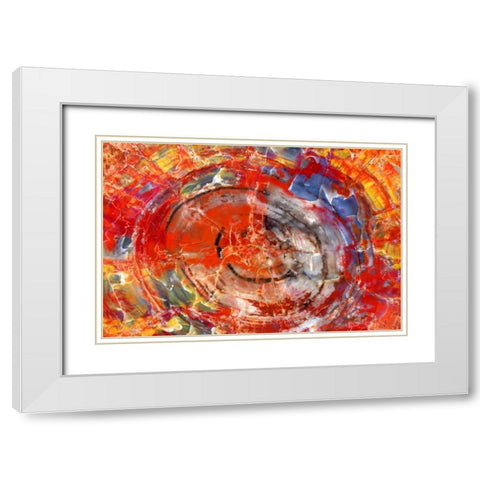 Minerals in Wood White Modern Wood Framed Art Print with Double Matting by Taylor, Douglas