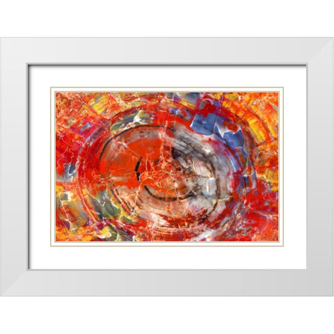 Minerals in Wood White Modern Wood Framed Art Print with Double Matting by Taylor, Douglas