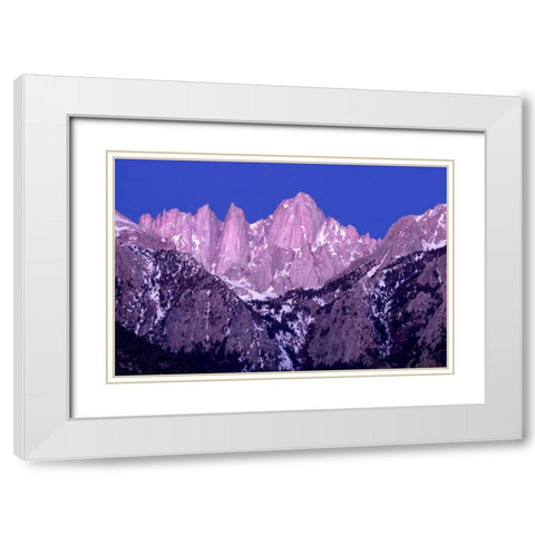 Dawns Early Light II White Modern Wood Framed Art Print with Double Matting by Taylor, Douglas