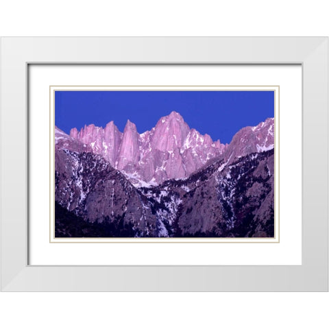 Dawns Early Light II White Modern Wood Framed Art Print with Double Matting by Taylor, Douglas