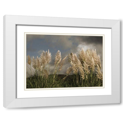 Dance of White Towers White Modern Wood Framed Art Print with Double Matting by Geyman, Vitaly