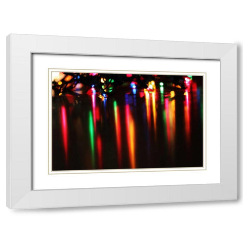 Reflections IV White Modern Wood Framed Art Print with Double Matting by White, Leesa