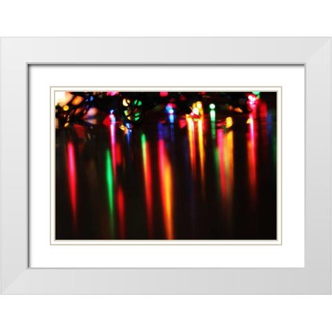 Reflections IV White Modern Wood Framed Art Print with Double Matting by White, Leesa