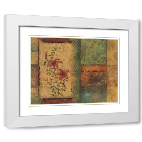 Tropical Paradise II White Modern Wood Framed Art Print with Double Matting by Peyton, Hanna