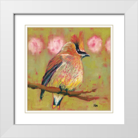A Moment White Modern Wood Framed Art Print with Double Matting by Reeves, Molly