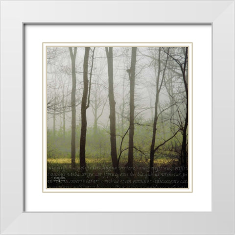 Partners IV White Modern Wood Framed Art Print with Double Matting by Studio 2