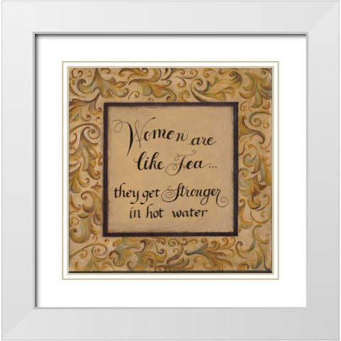 Women are Like White Modern Wood Framed Art Print with Double Matting by Smith, Pamela