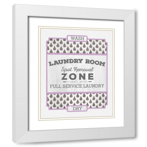 Laundry Room II White Modern Wood Framed Art Print with Double Matting by Sta Teresa, Ashley