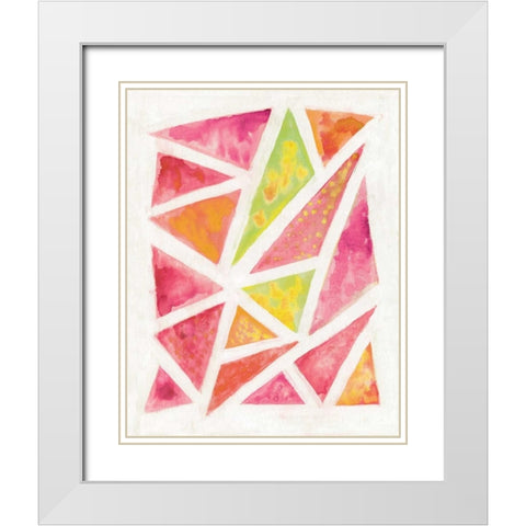 Happy Sunshine White Modern Wood Framed Art Print with Double Matting by Sta Teresa, Ashley
