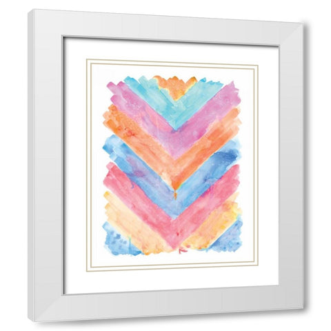 Flash and Color White Modern Wood Framed Art Print with Double Matting by Sta Teresa, Ashley