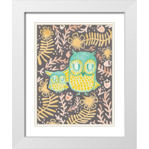 Owlette White Modern Wood Framed Art Print with Double Matting by Sta Teresa, Ashley