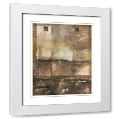 Nostalgia II White Modern Wood Framed Art Print with Double Matting by Verbeek